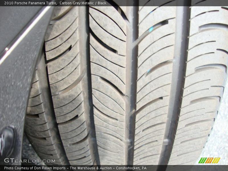 Carbon Grey Metallic / Black 2010 Porsche Panamera Turbo