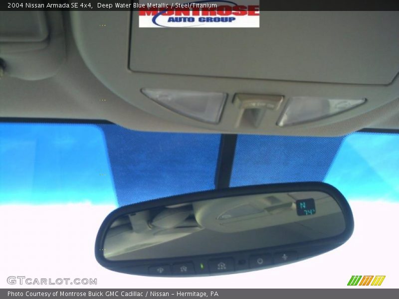 Deep Water Blue Metallic / Steel/Titanium 2004 Nissan Armada SE 4x4