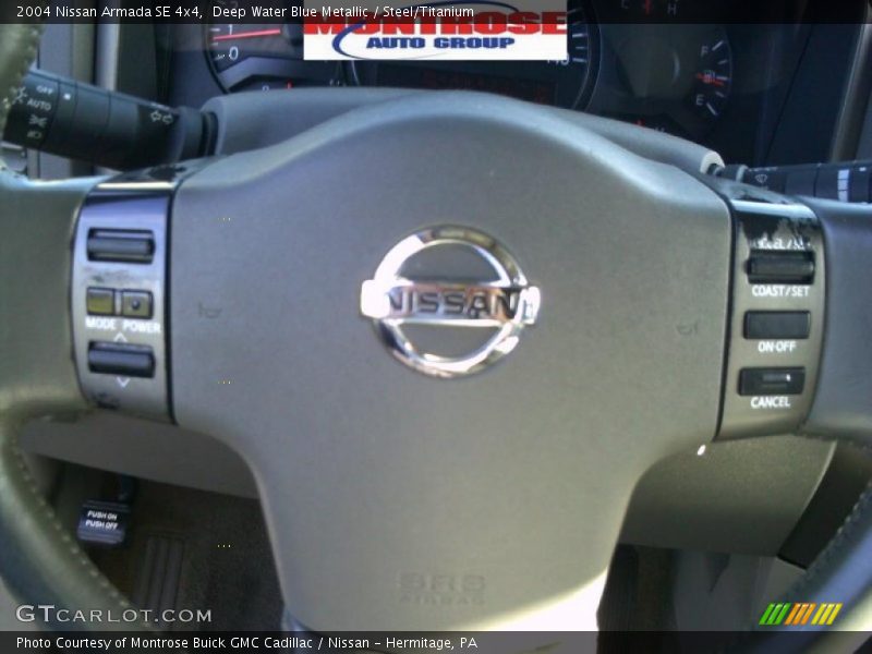 Deep Water Blue Metallic / Steel/Titanium 2004 Nissan Armada SE 4x4