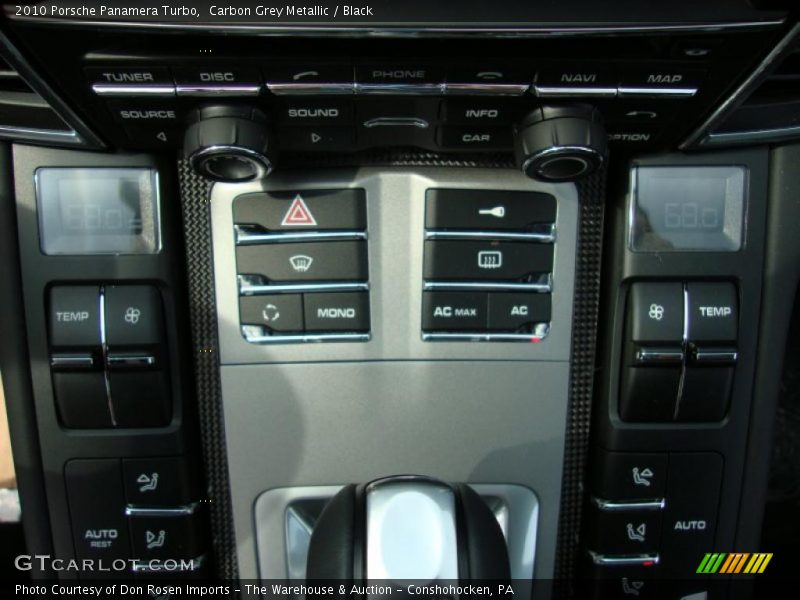 Carbon Grey Metallic / Black 2010 Porsche Panamera Turbo