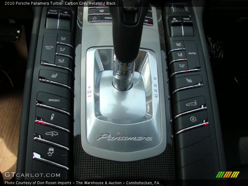 Carbon Grey Metallic / Black 2010 Porsche Panamera Turbo