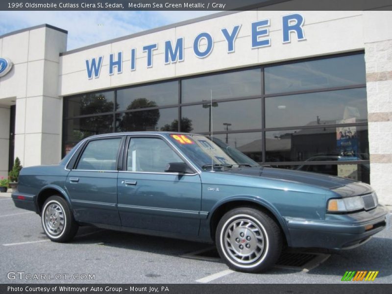 Medium Sea Green Metallic / Gray 1996 Oldsmobile Cutlass Ciera SL Sedan