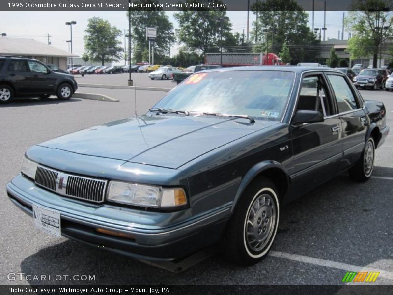 Medium Sea Green Metallic / Gray 1996 Oldsmobile Cutlass Ciera SL Sedan