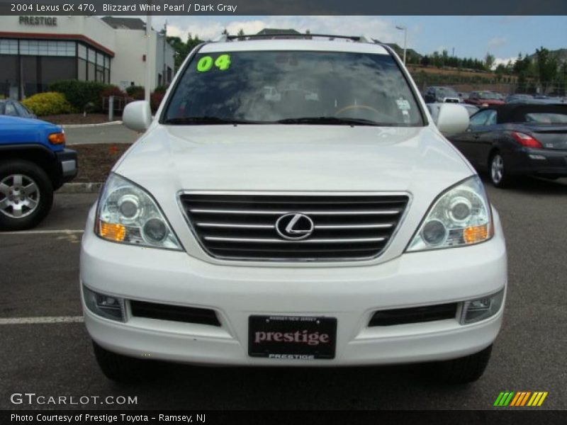 Blizzard White Pearl / Dark Gray 2004 Lexus GX 470