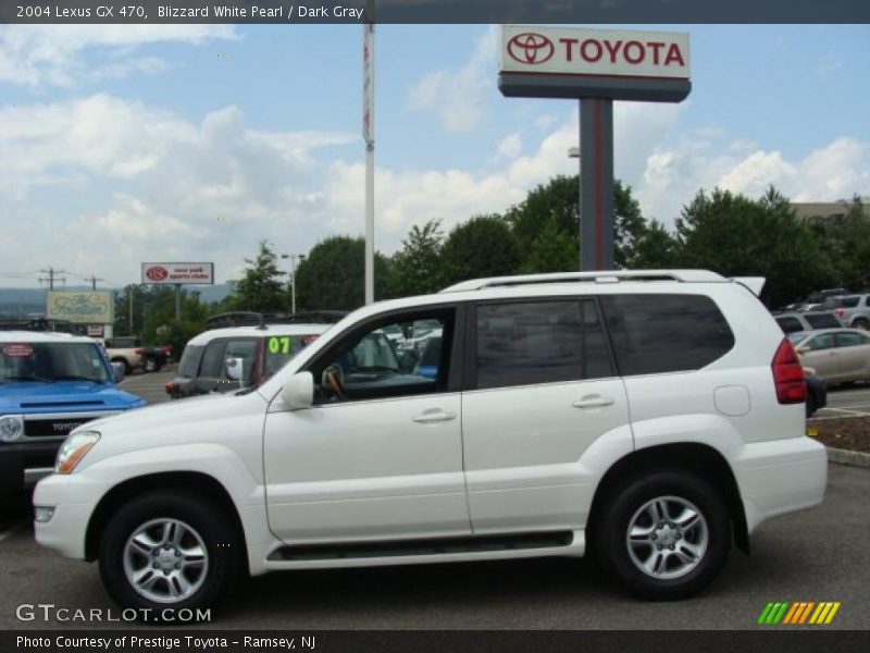 Blizzard White Pearl / Dark Gray 2004 Lexus GX 470