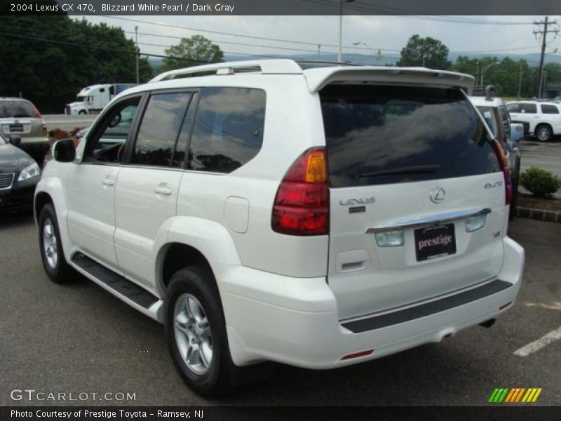 Blizzard White Pearl / Dark Gray 2004 Lexus GX 470