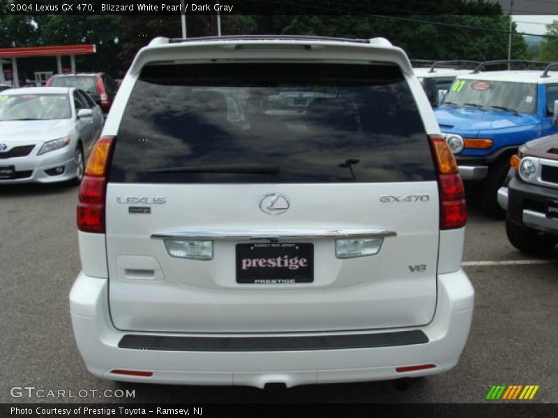Blizzard White Pearl / Dark Gray 2004 Lexus GX 470
