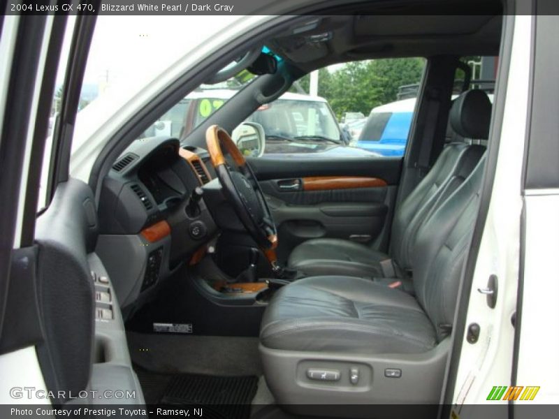 Blizzard White Pearl / Dark Gray 2004 Lexus GX 470