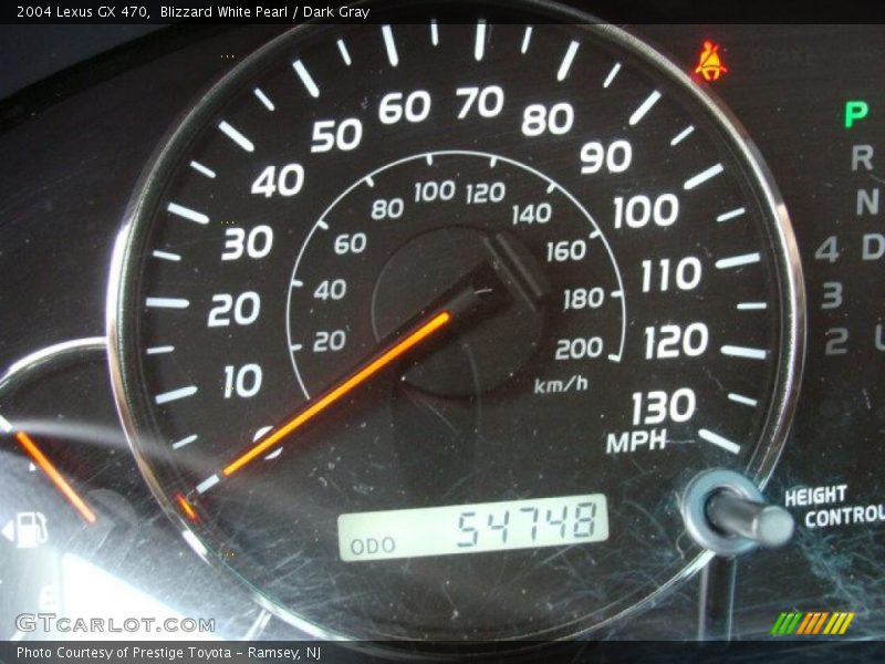 Blizzard White Pearl / Dark Gray 2004 Lexus GX 470