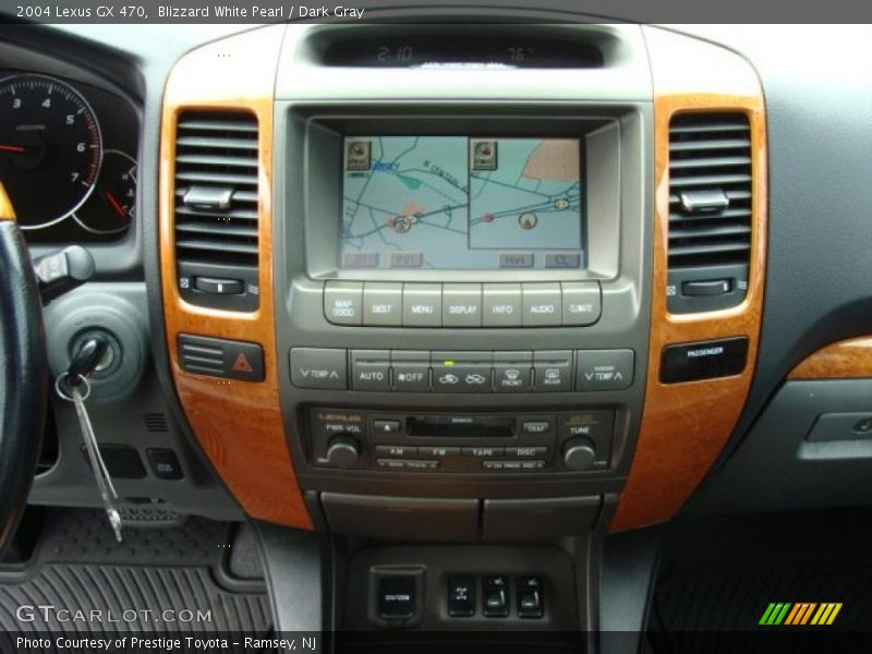 Blizzard White Pearl / Dark Gray 2004 Lexus GX 470