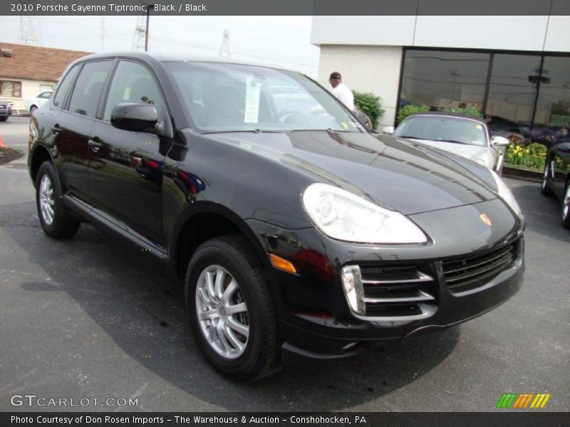 Black / Black 2010 Porsche Cayenne Tiptronic