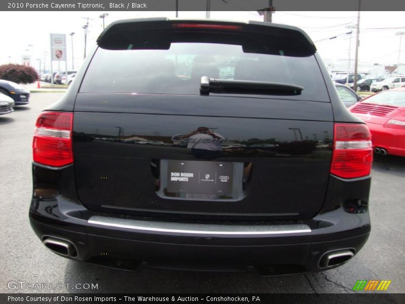 Black / Black 2010 Porsche Cayenne Tiptronic