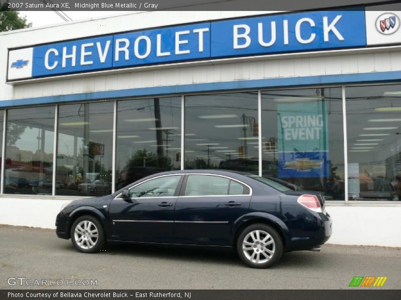Midnight Blue Metallic / Gray 2007 Saturn Aura XE