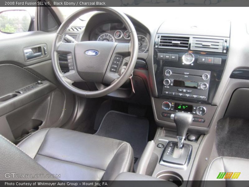 Black Ebony / Charcoal Black 2008 Ford Fusion SEL V6