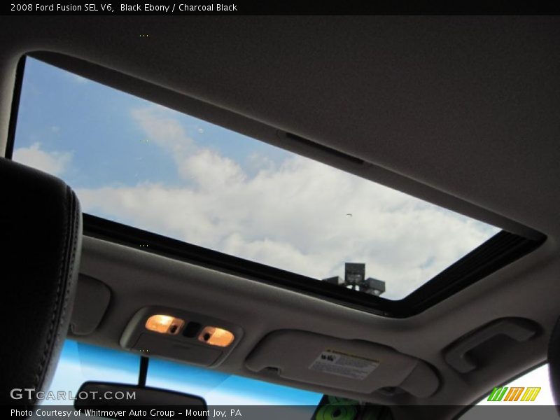 Black Ebony / Charcoal Black 2008 Ford Fusion SEL V6