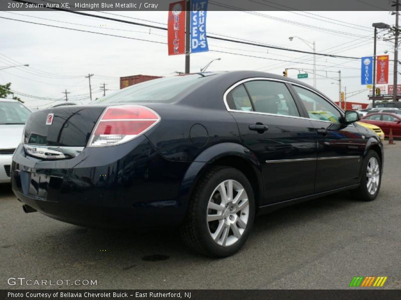 Midnight Blue Metallic / Gray 2007 Saturn Aura XE