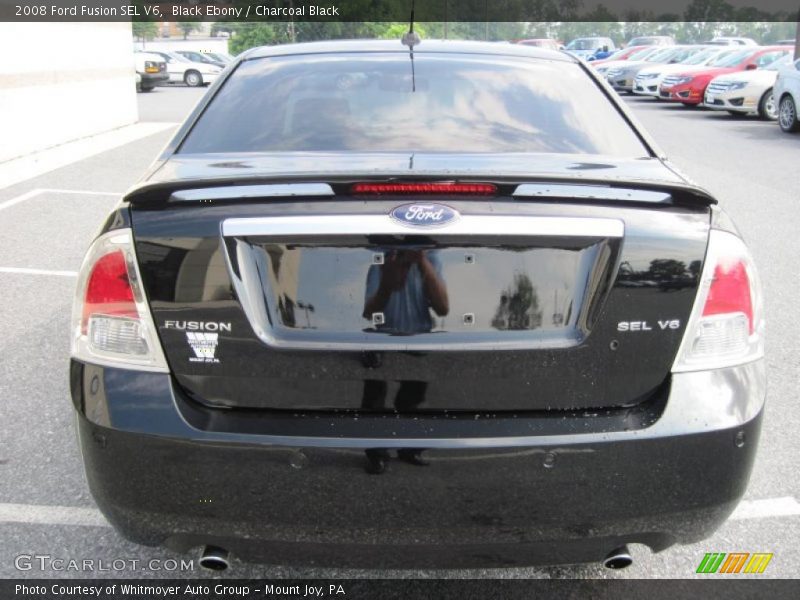 Black Ebony / Charcoal Black 2008 Ford Fusion SEL V6