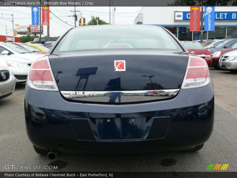 Midnight Blue Metallic / Gray 2007 Saturn Aura XE