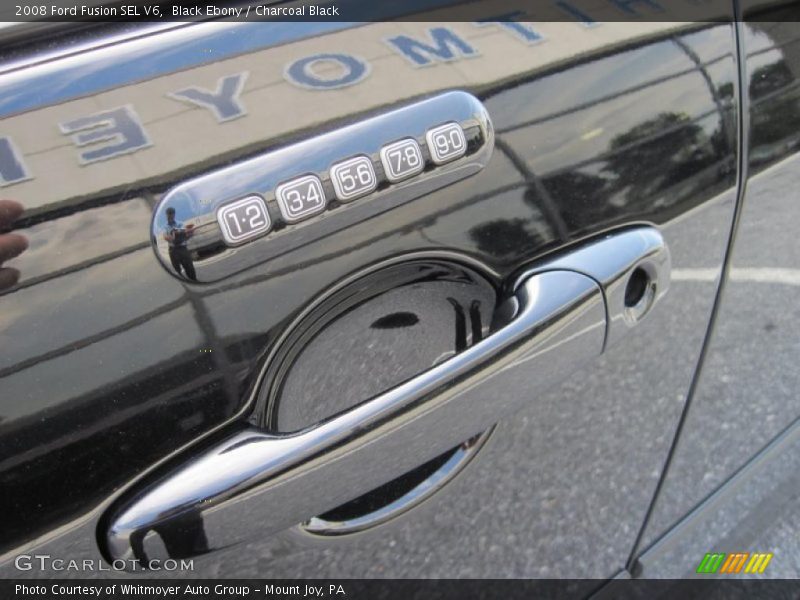 Black Ebony / Charcoal Black 2008 Ford Fusion SEL V6