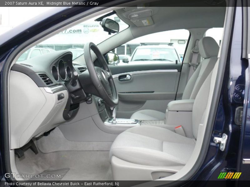 Midnight Blue Metallic / Gray 2007 Saturn Aura XE