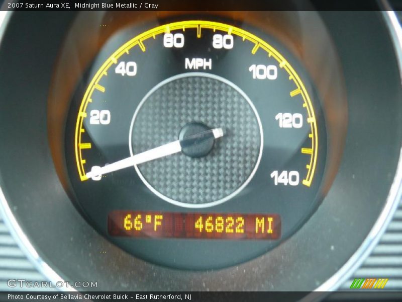Midnight Blue Metallic / Gray 2007 Saturn Aura XE