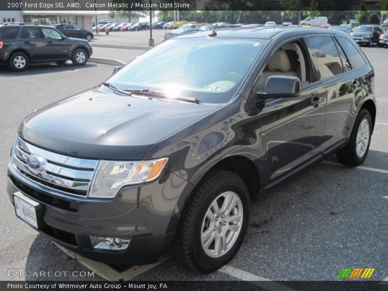 Carbon Metallic / Medium Light Stone 2007 Ford Edge SEL AWD