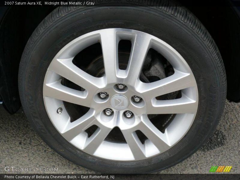 Midnight Blue Metallic / Gray 2007 Saturn Aura XE