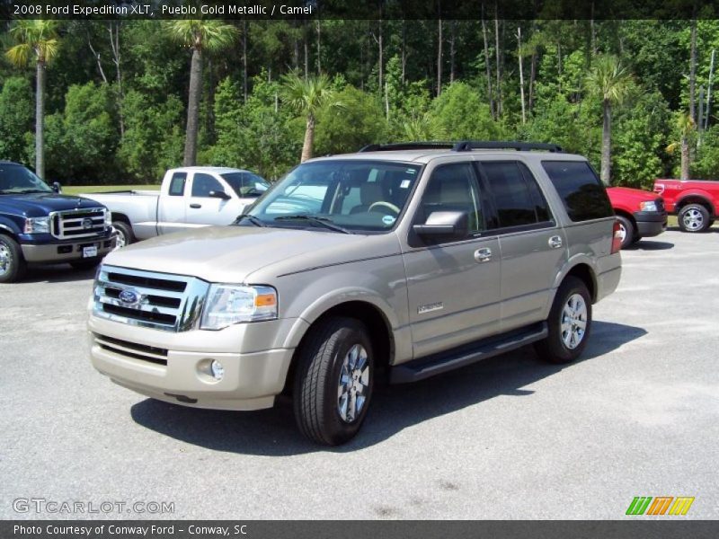 Pueblo Gold Metallic / Camel 2008 Ford Expedition XLT