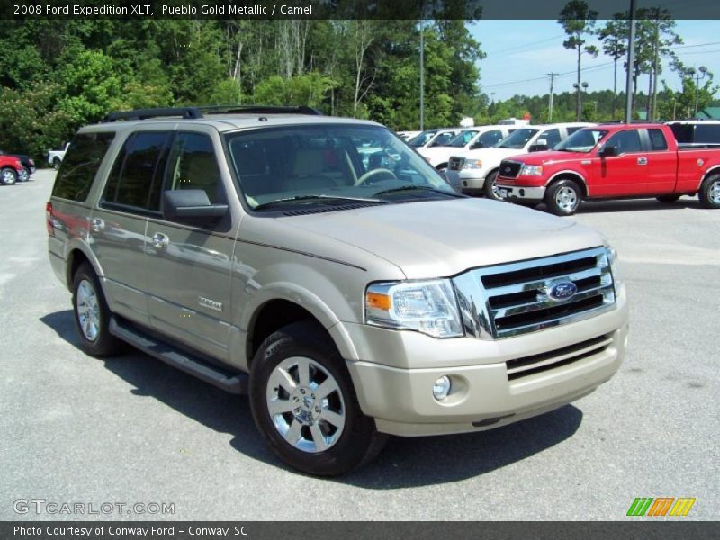 Pueblo Gold Metallic / Camel 2008 Ford Expedition XLT