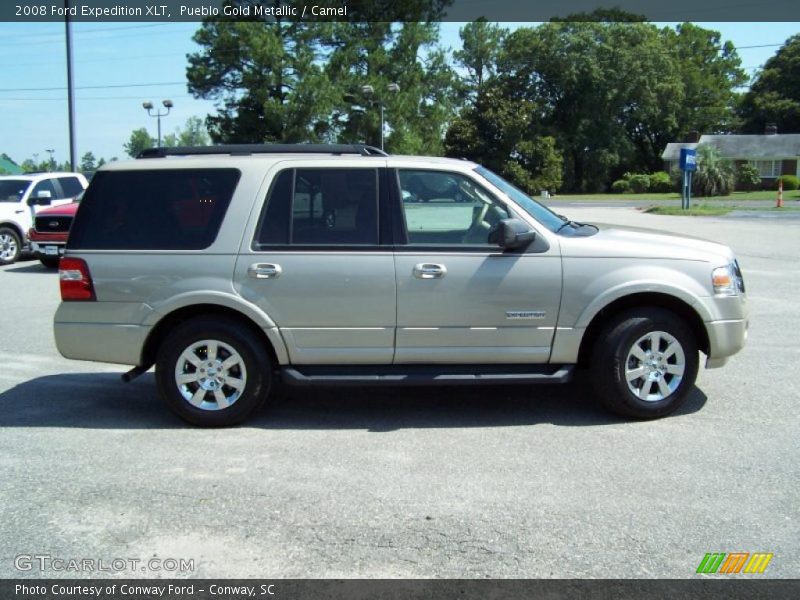 Pueblo Gold Metallic / Camel 2008 Ford Expedition XLT