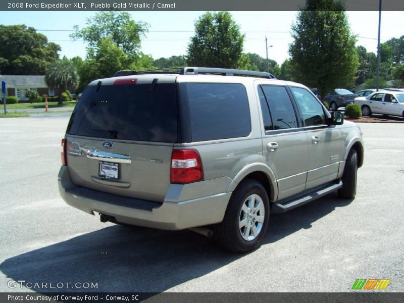 Pueblo Gold Metallic / Camel 2008 Ford Expedition XLT