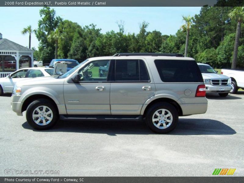 Pueblo Gold Metallic / Camel 2008 Ford Expedition XLT