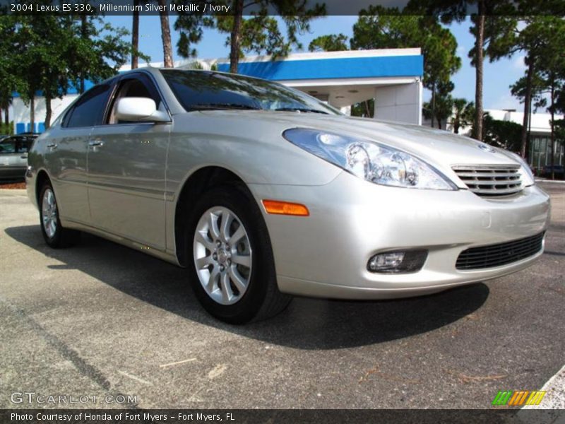 Millennium Silver Metallic / Ivory 2004 Lexus ES 330