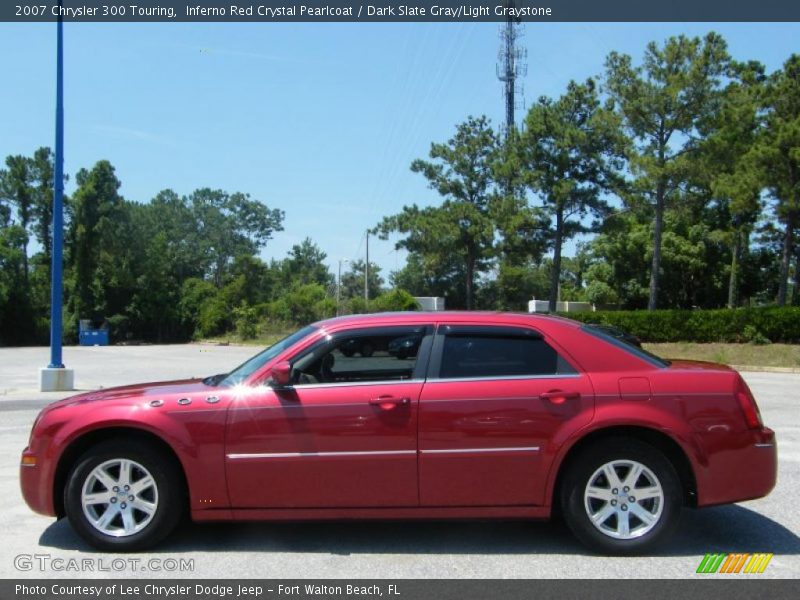Inferno Red Crystal Pearlcoat / Dark Slate Gray/Light Graystone 2007 Chrysler 300 Touring