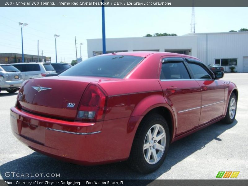 Inferno Red Crystal Pearlcoat / Dark Slate Gray/Light Graystone 2007 Chrysler 300 Touring
