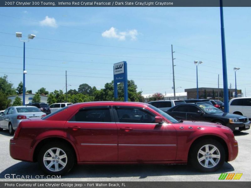 Inferno Red Crystal Pearlcoat / Dark Slate Gray/Light Graystone 2007 Chrysler 300 Touring