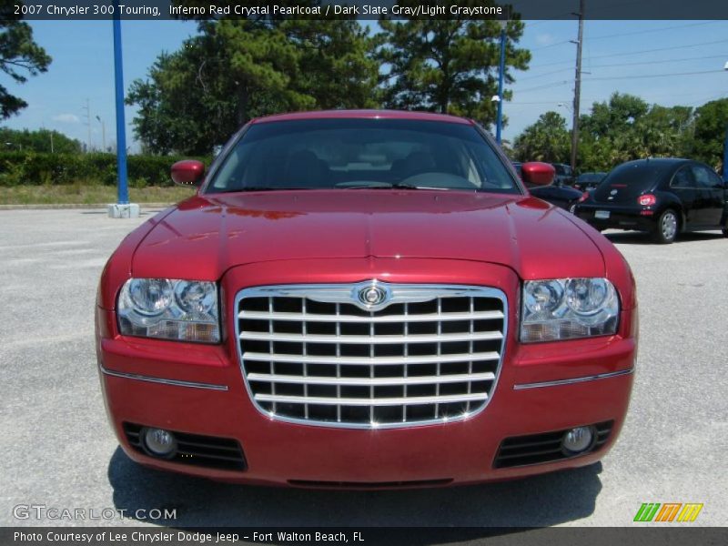 Inferno Red Crystal Pearlcoat / Dark Slate Gray/Light Graystone 2007 Chrysler 300 Touring