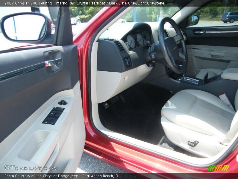 Inferno Red Crystal Pearlcoat / Dark Slate Gray/Light Graystone 2007 Chrysler 300 Touring