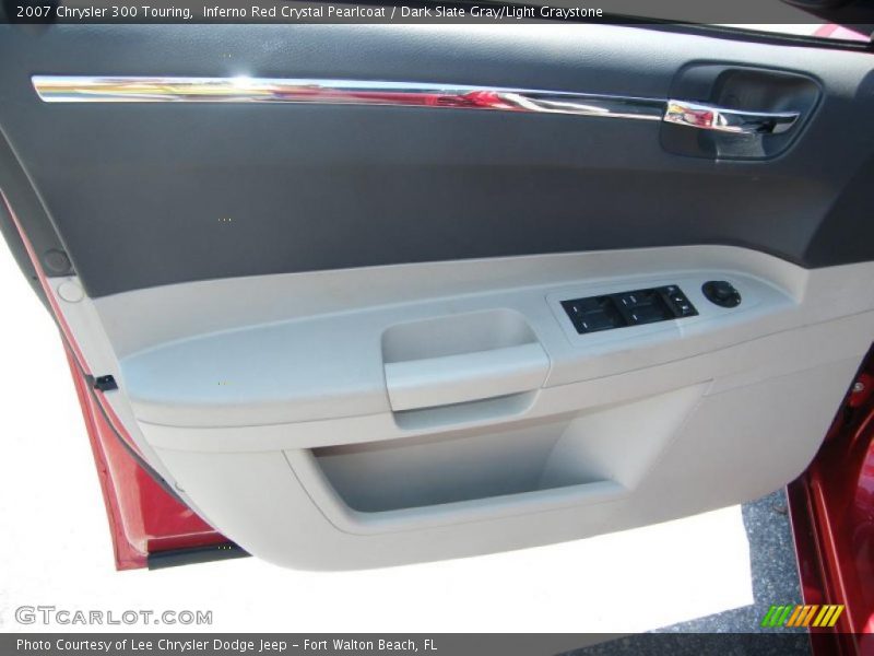 Inferno Red Crystal Pearlcoat / Dark Slate Gray/Light Graystone 2007 Chrysler 300 Touring