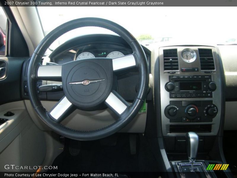 Inferno Red Crystal Pearlcoat / Dark Slate Gray/Light Graystone 2007 Chrysler 300 Touring