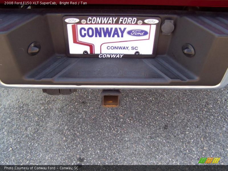 Bright Red / Tan 2008 Ford F150 XLT SuperCab