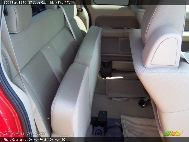 Bright Red / Tan 2008 Ford F150 XLT SuperCab