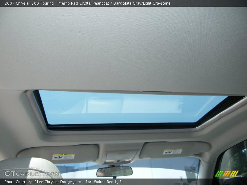 Inferno Red Crystal Pearlcoat / Dark Slate Gray/Light Graystone 2007 Chrysler 300 Touring
