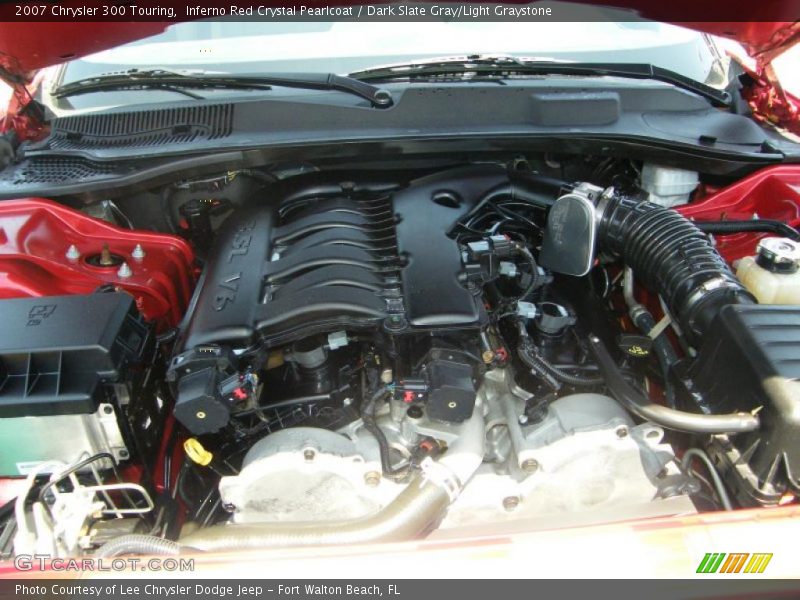 Inferno Red Crystal Pearlcoat / Dark Slate Gray/Light Graystone 2007 Chrysler 300 Touring