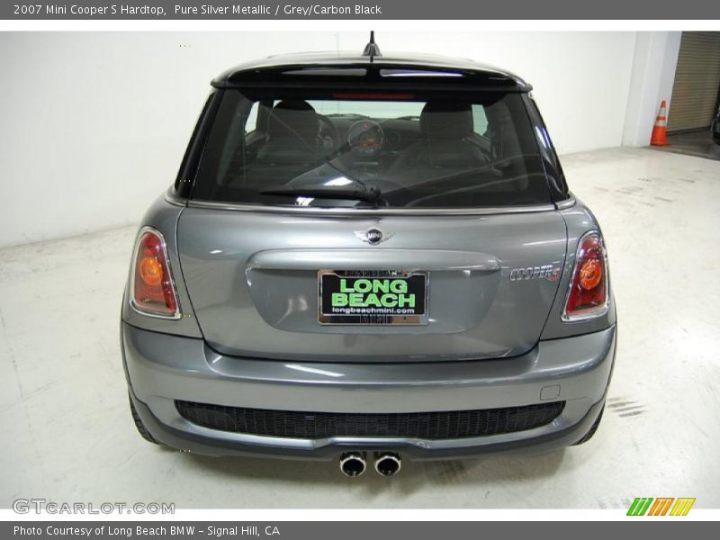 Pure Silver Metallic / Grey/Carbon Black 2007 Mini Cooper S Hardtop