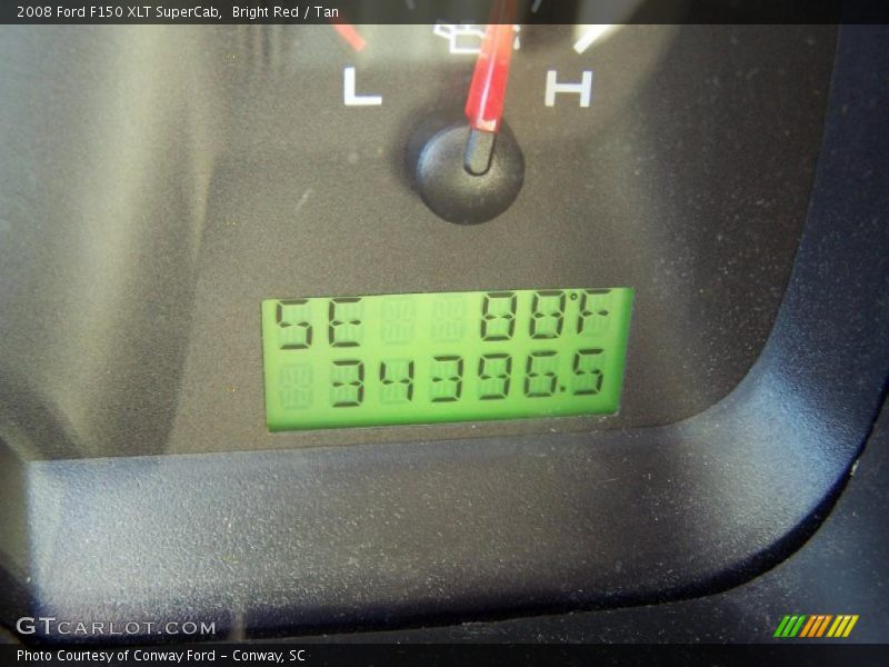 Bright Red / Tan 2008 Ford F150 XLT SuperCab