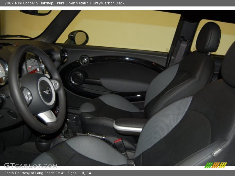 Pure Silver Metallic / Grey/Carbon Black 2007 Mini Cooper S Hardtop