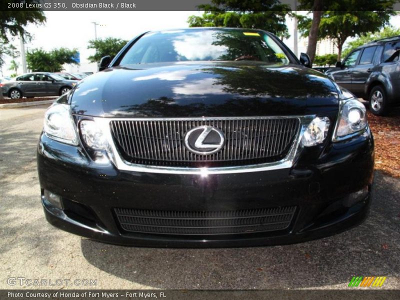 Obsidian Black / Black 2008 Lexus GS 350