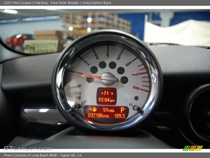 Pure Silver Metallic / Grey/Carbon Black 2007 Mini Cooper S Hardtop