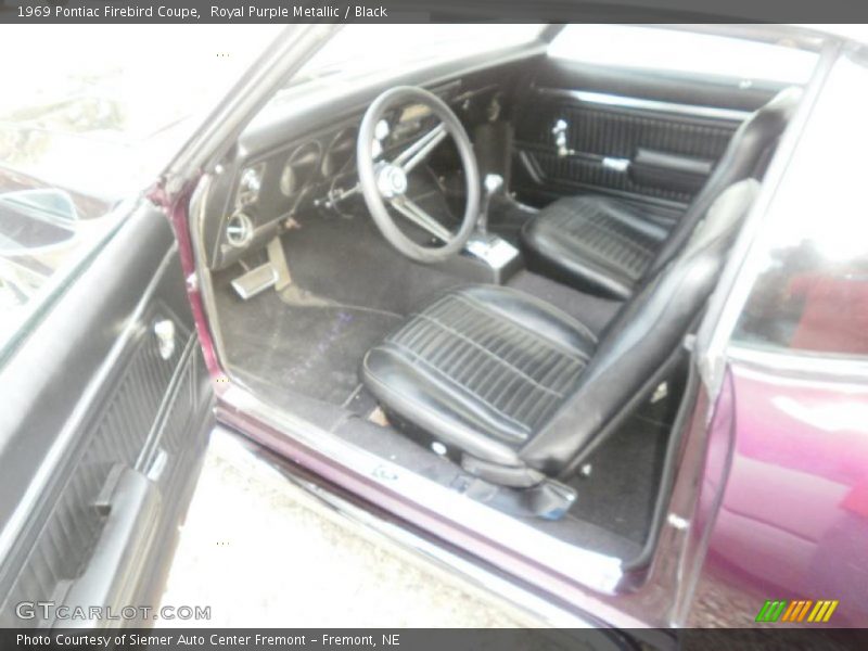 Royal Purple Metallic / Black 1969 Pontiac Firebird Coupe